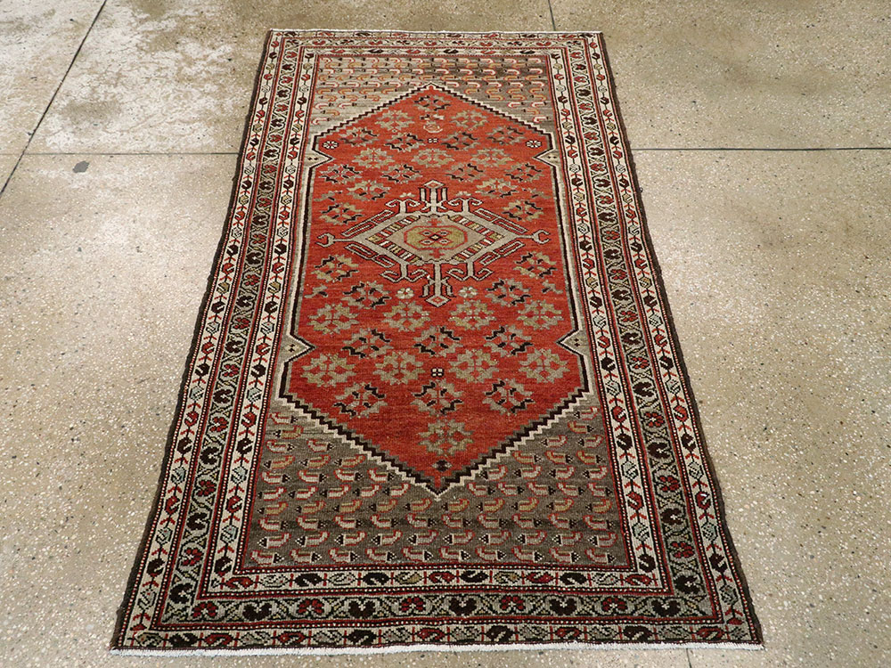 Antique Persian Malayer Rug, No.21069 - Staging
