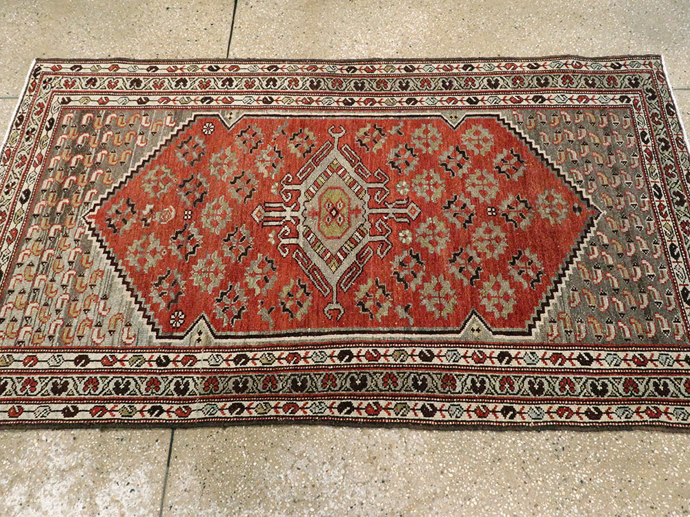 Antique Persian Malayer Rug, No.21069 - Staging