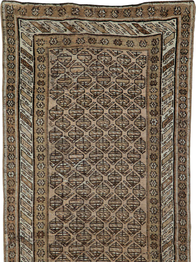 Vintage Persian Kurdish Runner, No.21073 - Staging