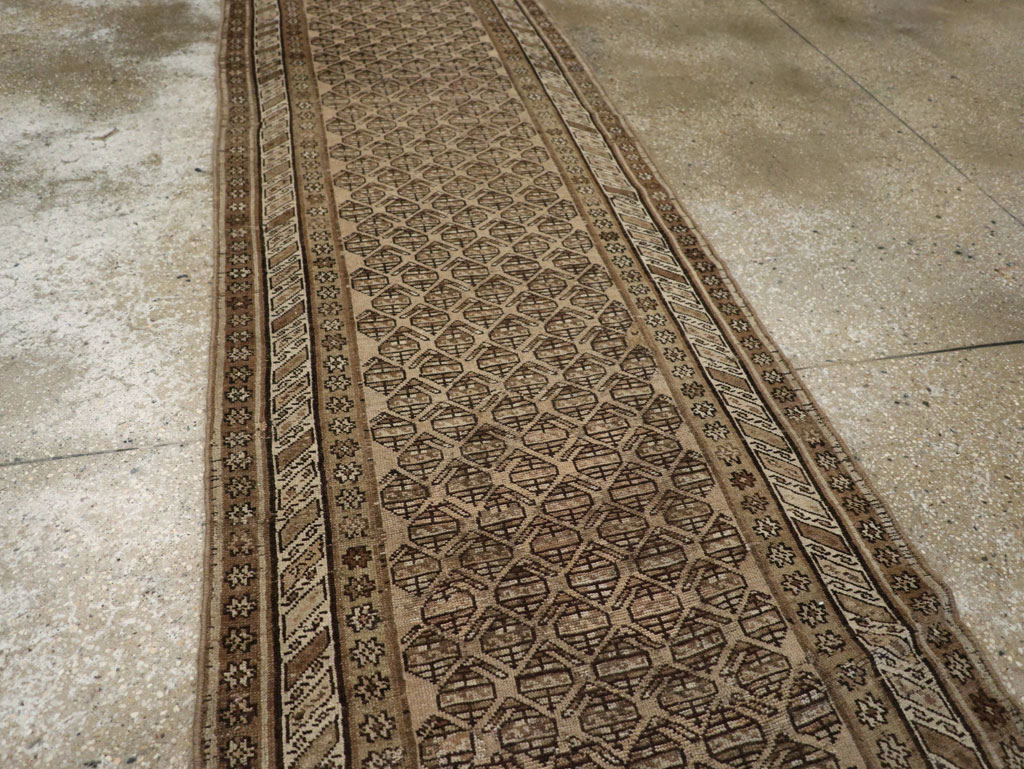 Vintage Persian Kurdish Runner, No.21073 - Staging