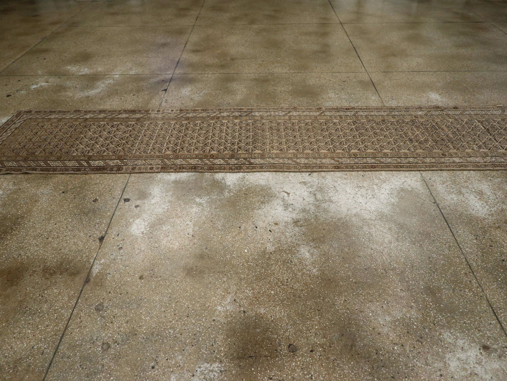 Vintage Persian Kurdish Runner, No.21073 - Staging