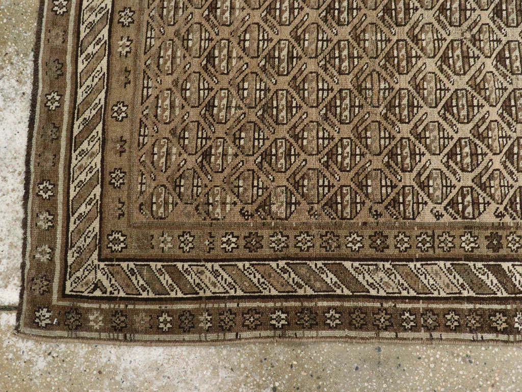 Vintage Persian Kurdish Runner, No.21073 - Staging