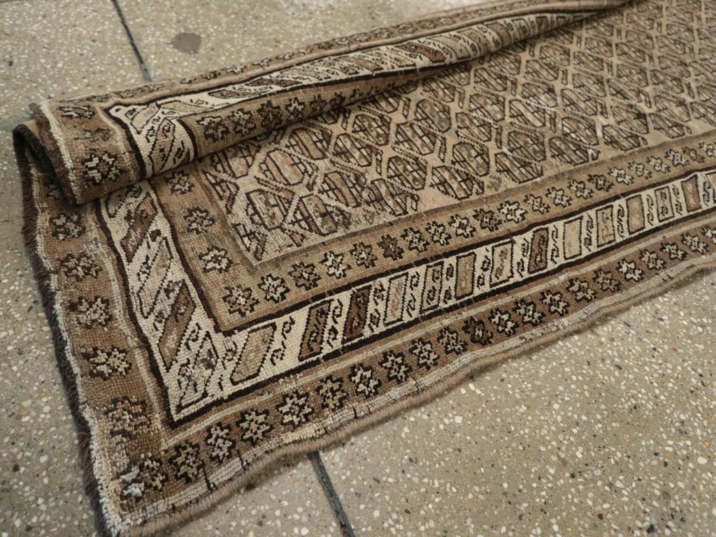 Vintage Persian Kurdish Runner, No.21073 - Staging