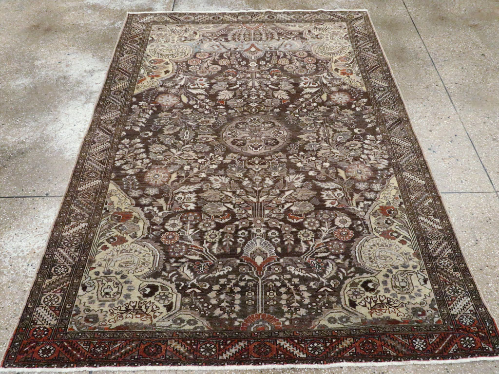 Vintage Persian Malayer Rug, No.21074 - Staging