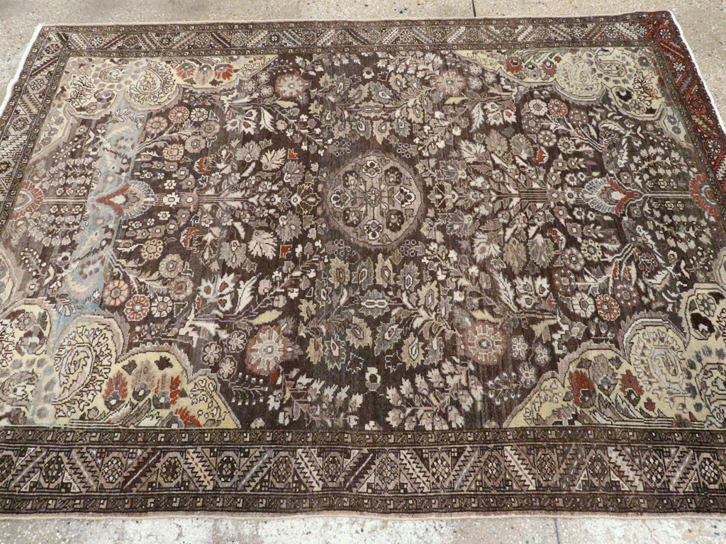 Vintage Persian Malayer Rug, No.21074 - Staging