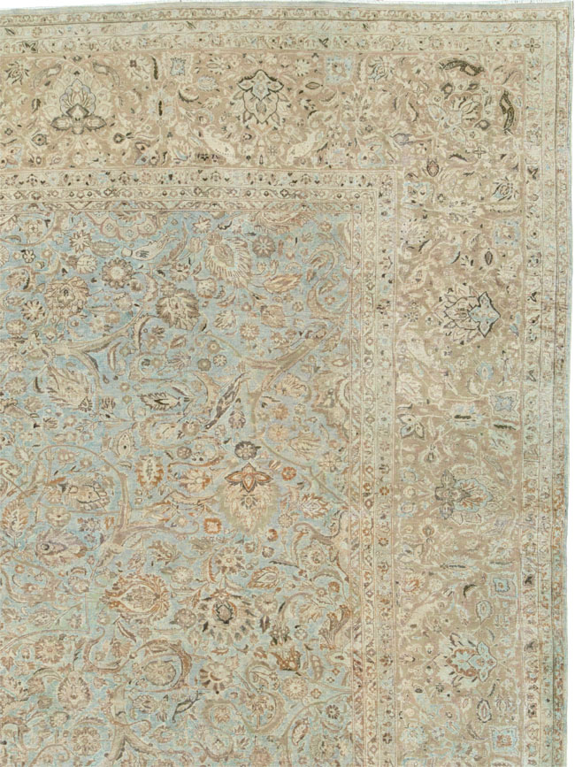 Vintage Persian Kashan Carpet, No.21075 - Staging