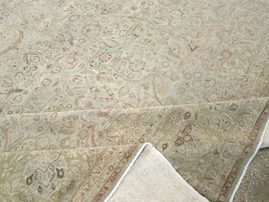 Vintage Persian Kashan Carpet, No.21075 - Staging