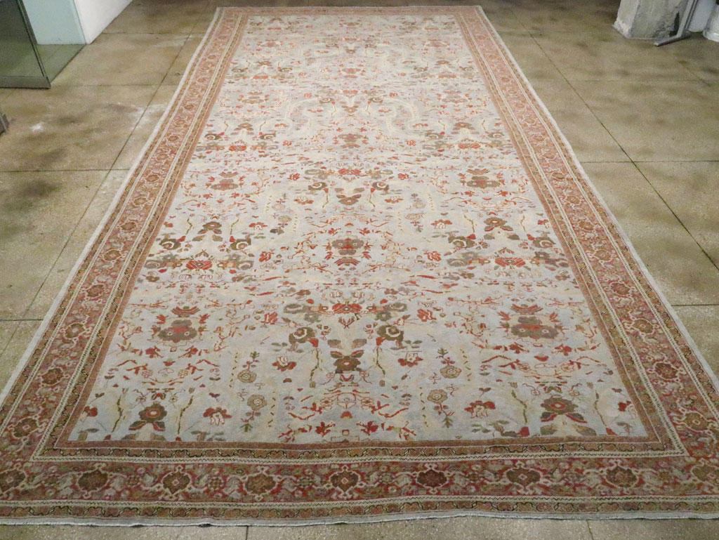 Antique Persian Mahal Carpet, No.21077 - Staging