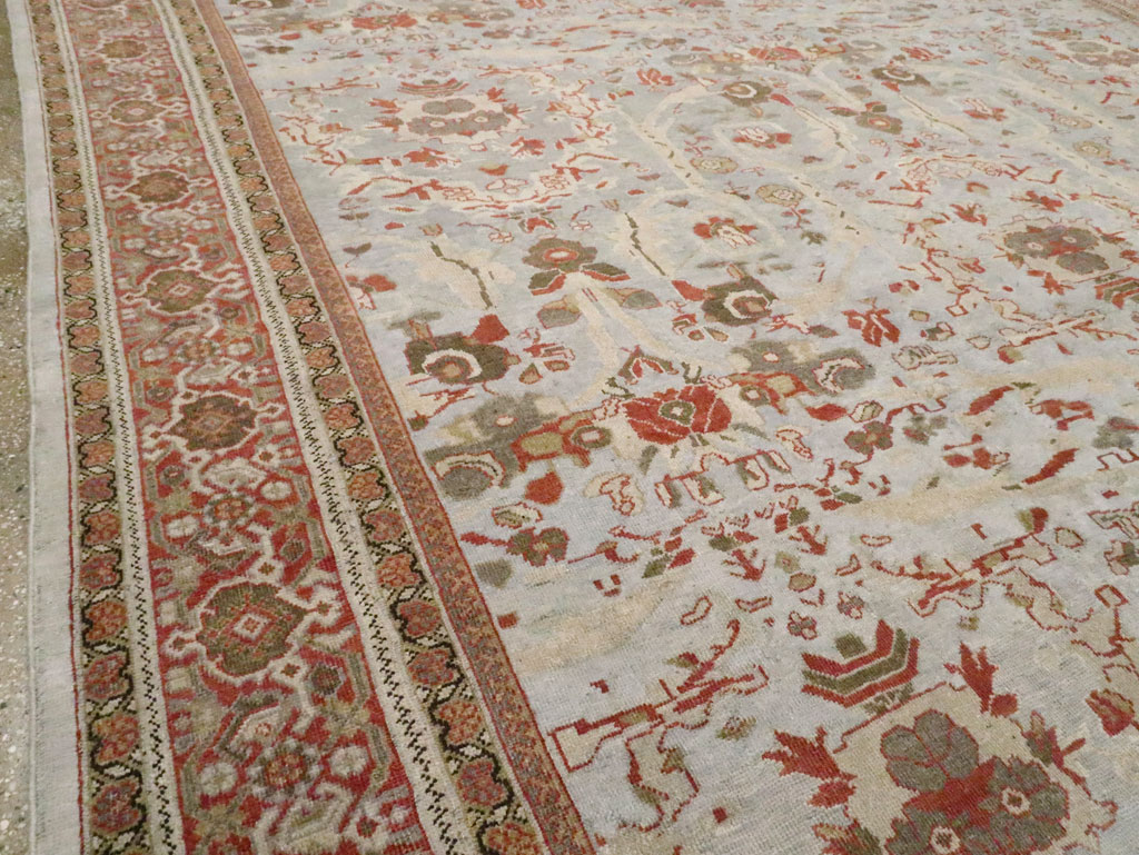 Antique Persian Mahal Carpet, No.21077 - Staging