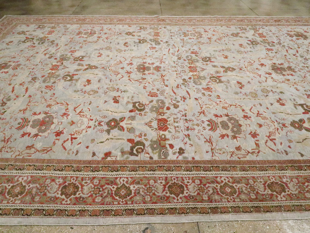Antique Persian Mahal Carpet, No.21077 - Staging