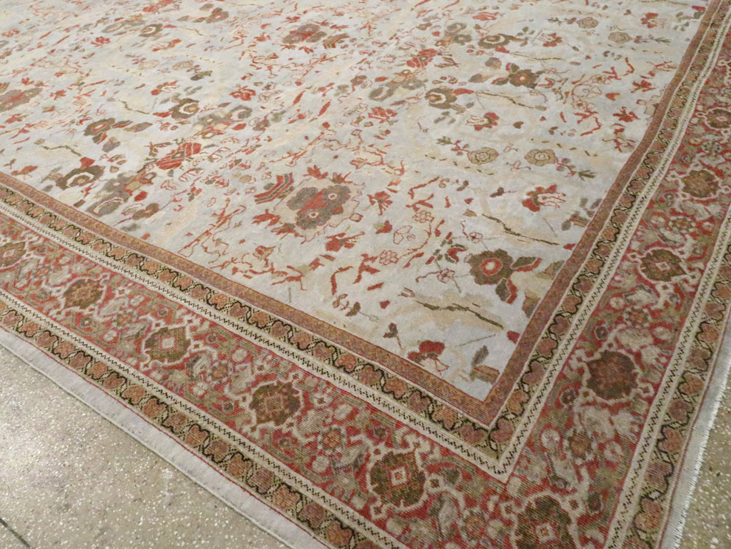 Antique Persian Mahal Carpet, No.21077 - Staging