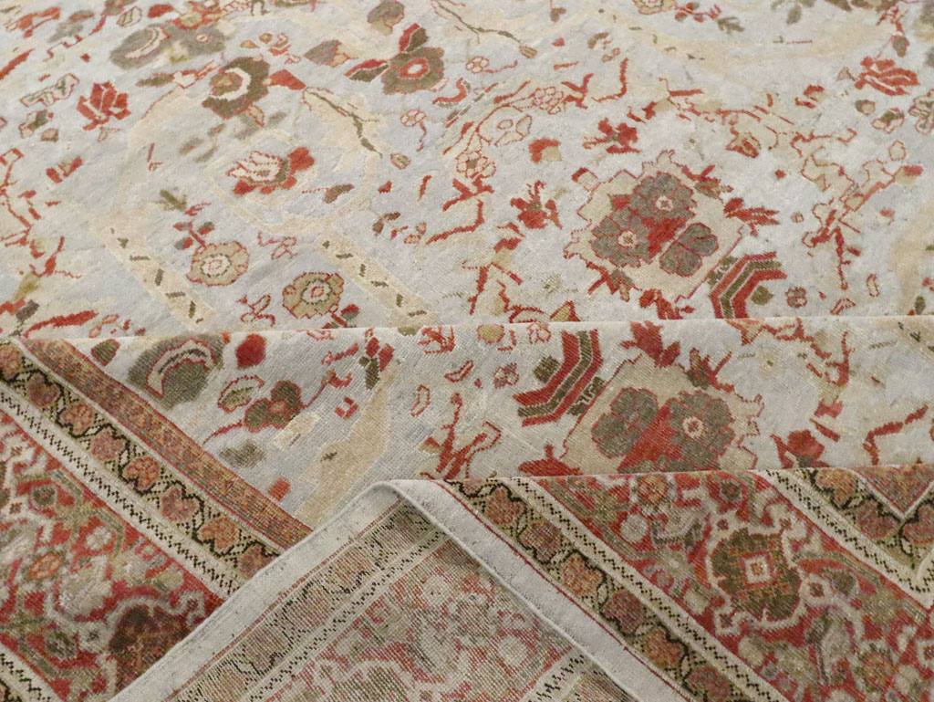 Antique Persian Mahal Carpet, No.21077 - Staging