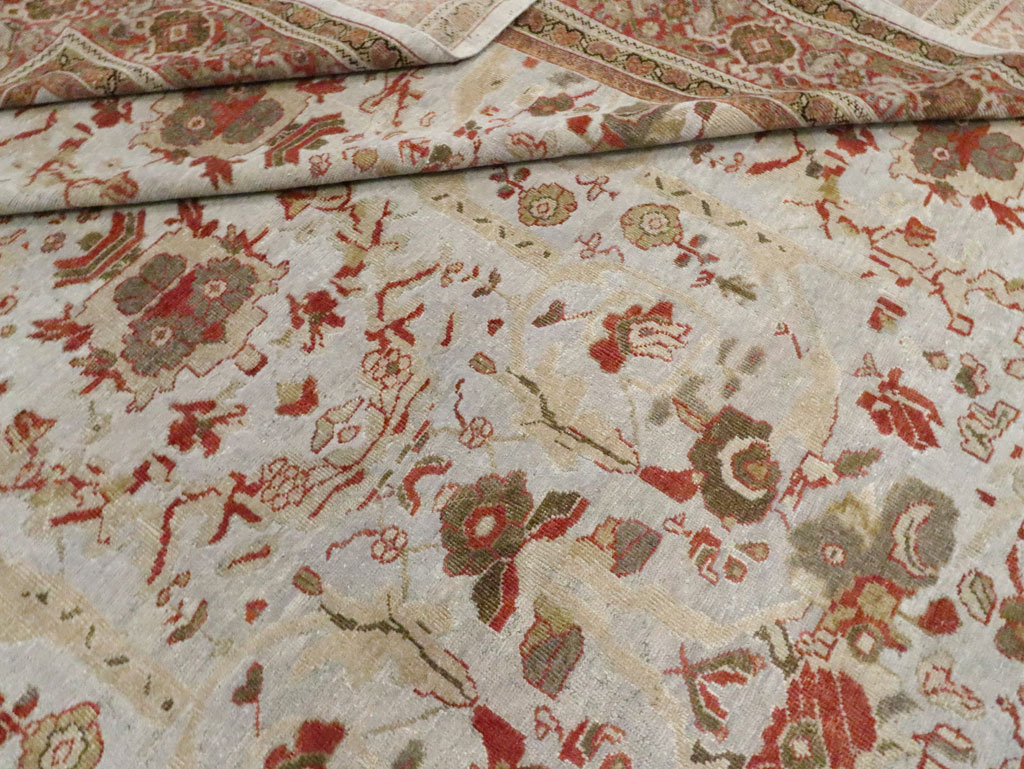 Antique Persian Mahal Carpet, No.21077 - Staging