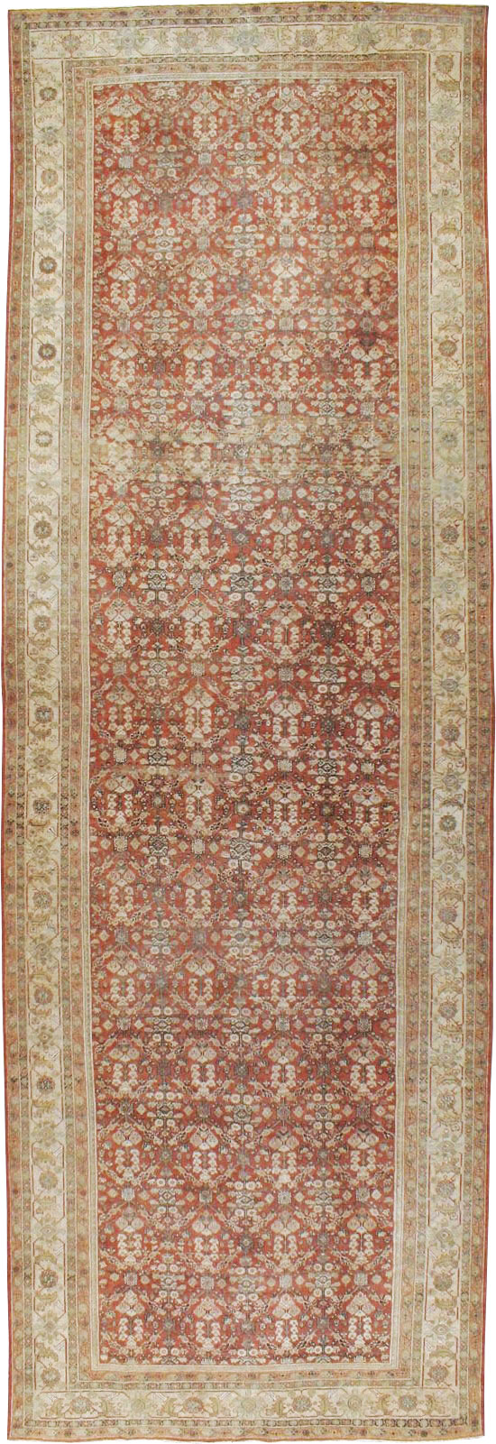 Antique Persian Mahal Carpet, No.21084 - Staging
