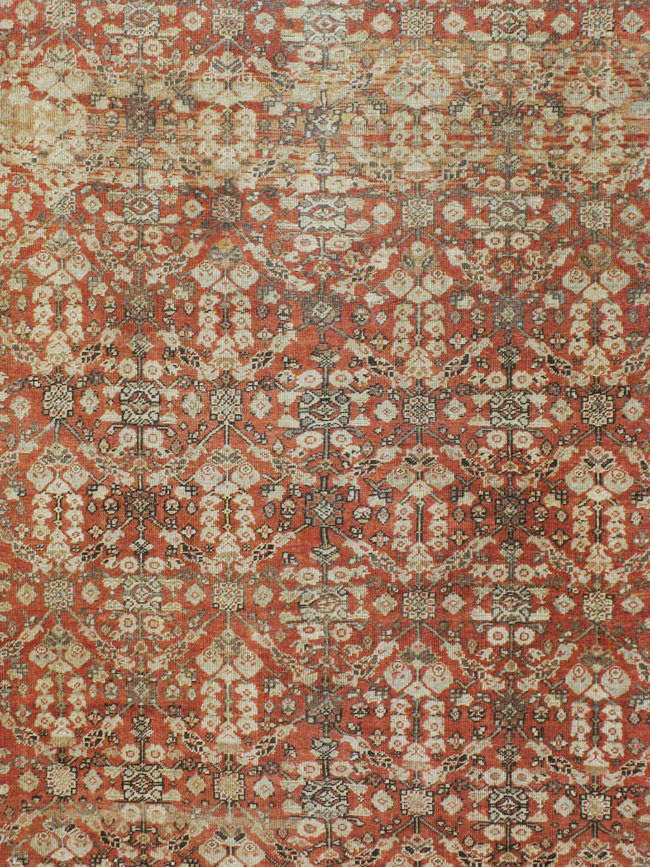 Antique Persian Mahal Carpet, No.21084 - Staging
