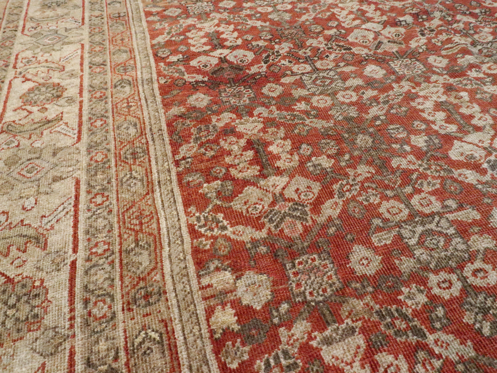 Antique Persian Mahal Carpet, No.21084 - Staging