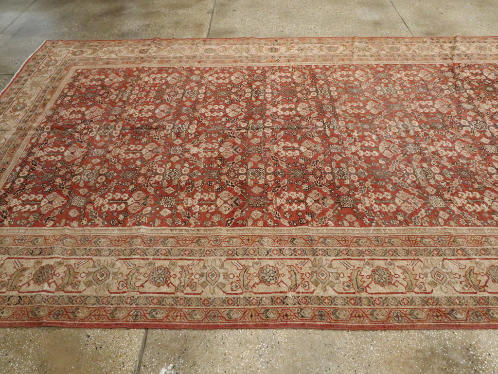 Antique Persian Mahal Carpet, No.21084 - Staging