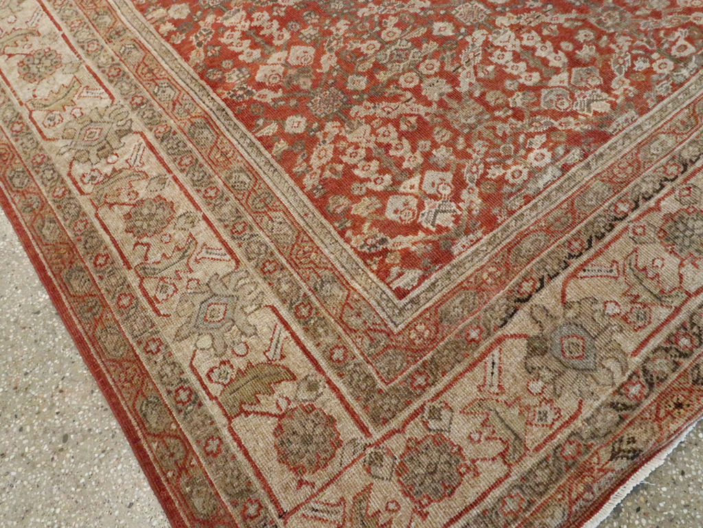 Antique Persian Mahal Carpet, No.21084 - Staging