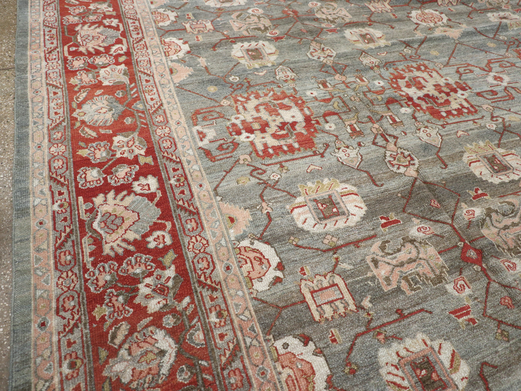 Antique Persian Bibikabad Carpet, No.21085 - Staging