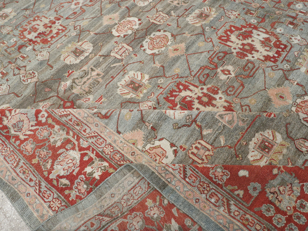 Antique Persian Bibikabad Carpet, No.21085 - Staging