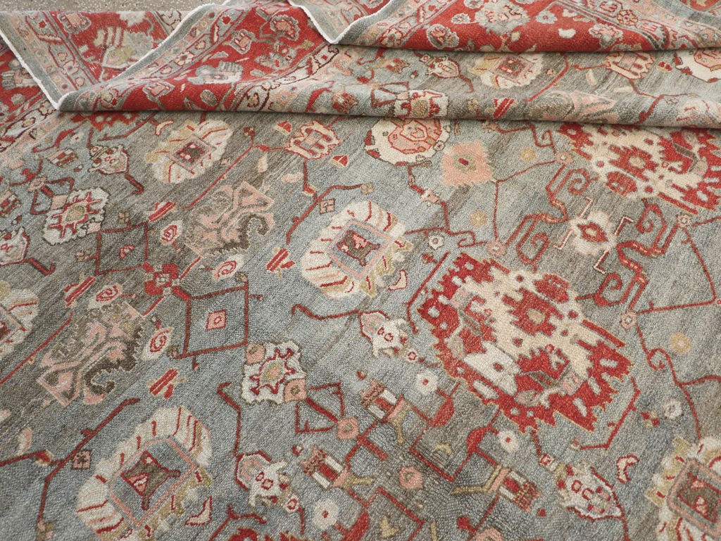 Antique Persian Bibikabad Carpet, No.21085 - Staging