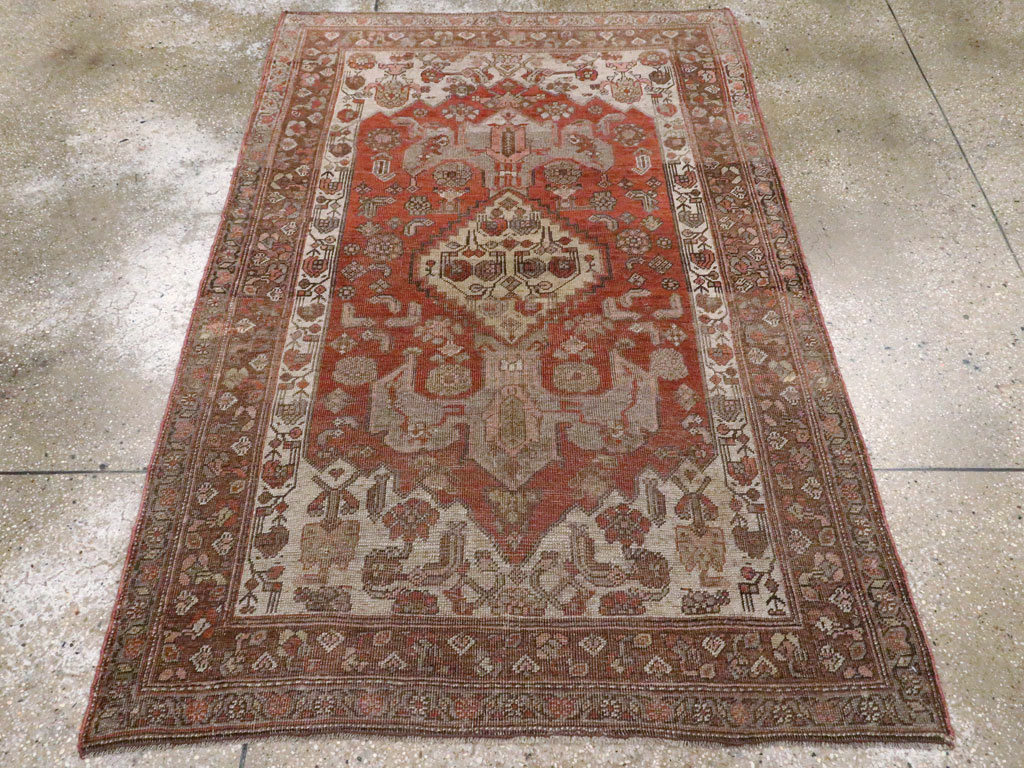 Antique Persian Bidjar Rug, No.21102 - Staging