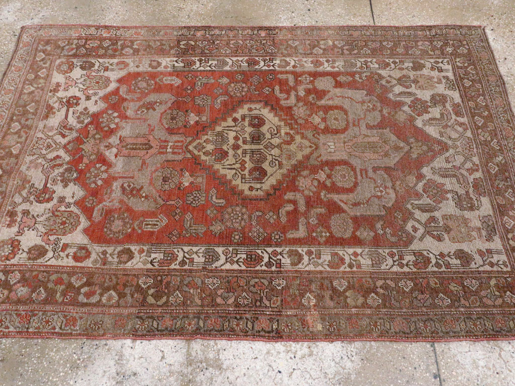 Antique Persian Bidjar Rug, No.21102 - Staging