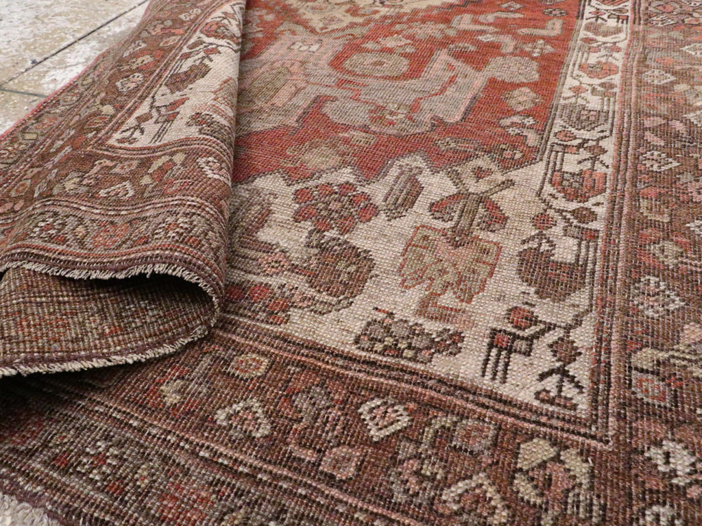 Antique Persian Bidjar Rug, No.21102 - Staging