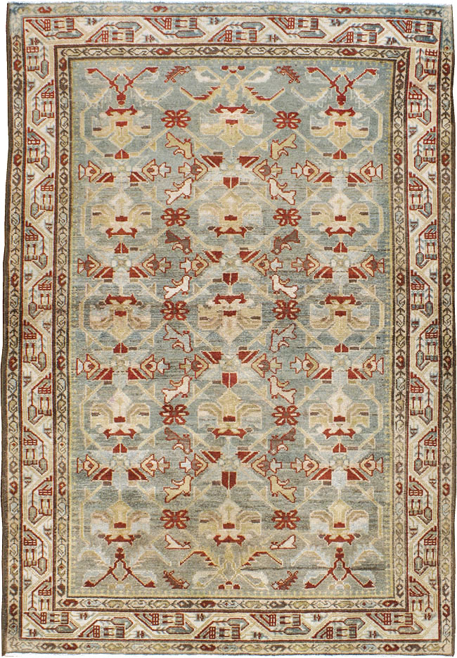 Vintage Persian Malayer Rug, No.21107 - Staging