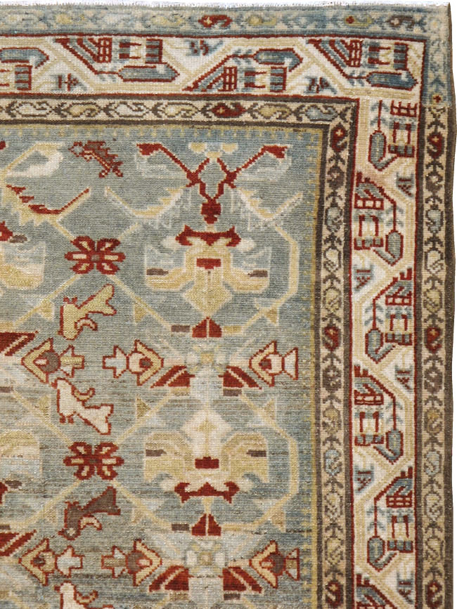 Vintage Persian Malayer Rug, No.21107 - Staging