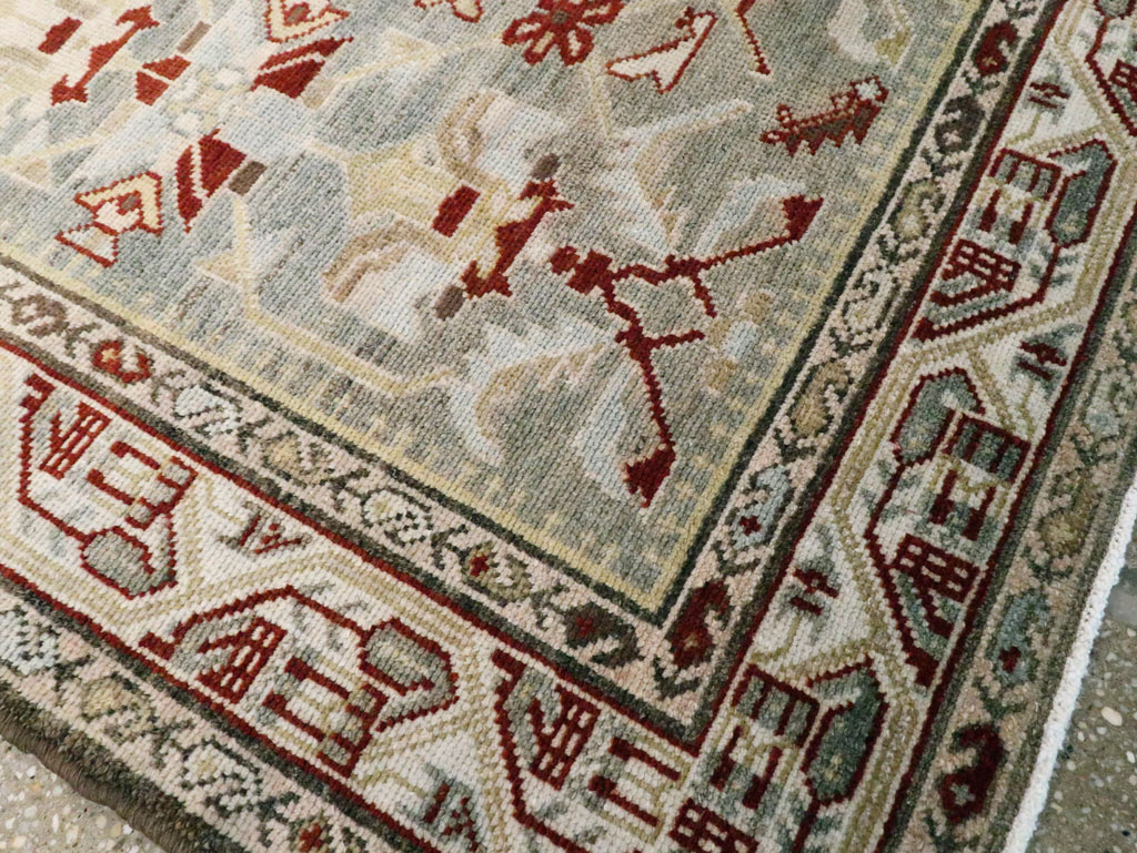 Vintage Persian Malayer Rug, No.21107 - Staging
