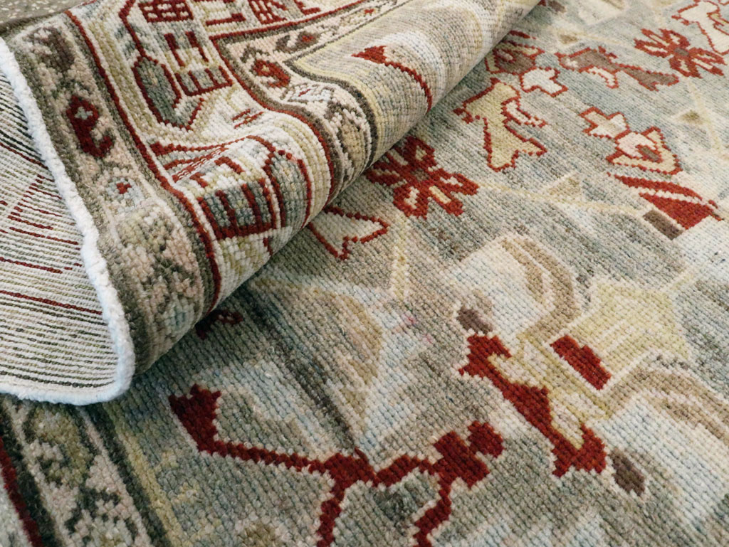 Vintage Persian Malayer Rug, No.21107 - Staging