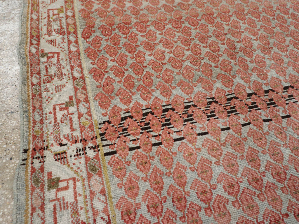 Vintage Persian Malayer Rug, No.21112 - Staging