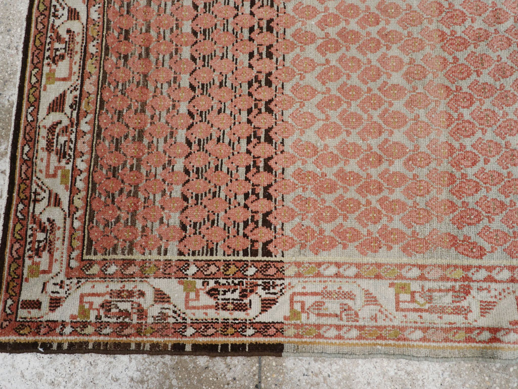 Vintage Persian Malayer Rug, No.21112 - Staging