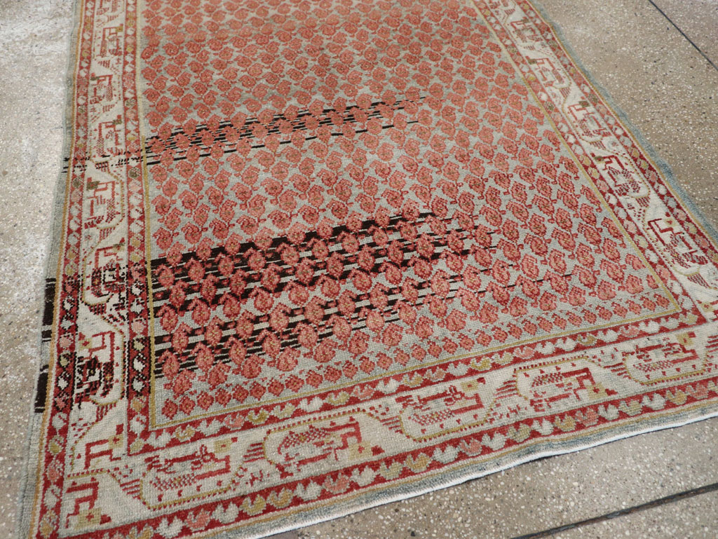 Vintage Persian Malayer Rug, No.21112 - Staging