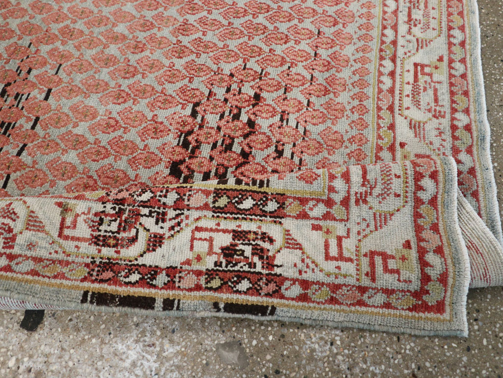 Vintage Persian Malayer Rug, No.21112 - Staging