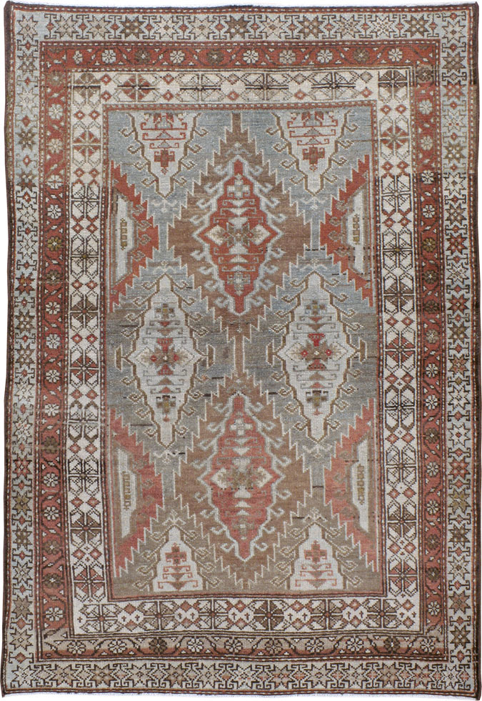 Vintage Persian Malayer Rug (Pair: 1 of 2), No.21114 - Staging