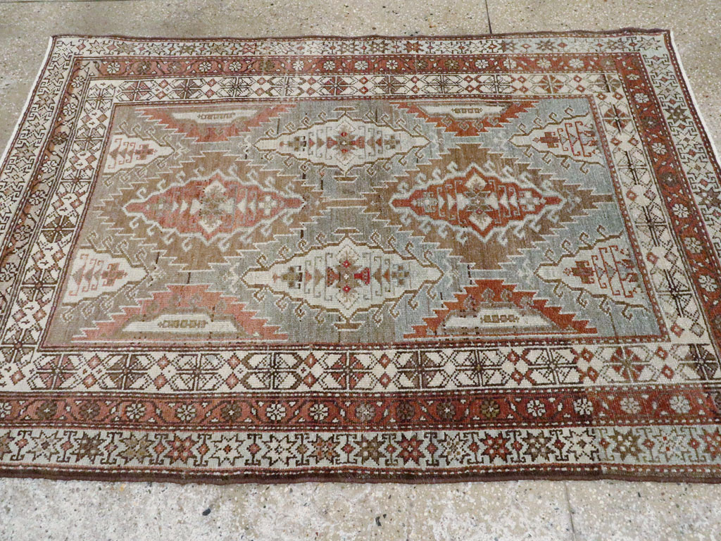 Vintage Persian Malayer Rug (Pair: 1 of 2), No.21114 - Staging