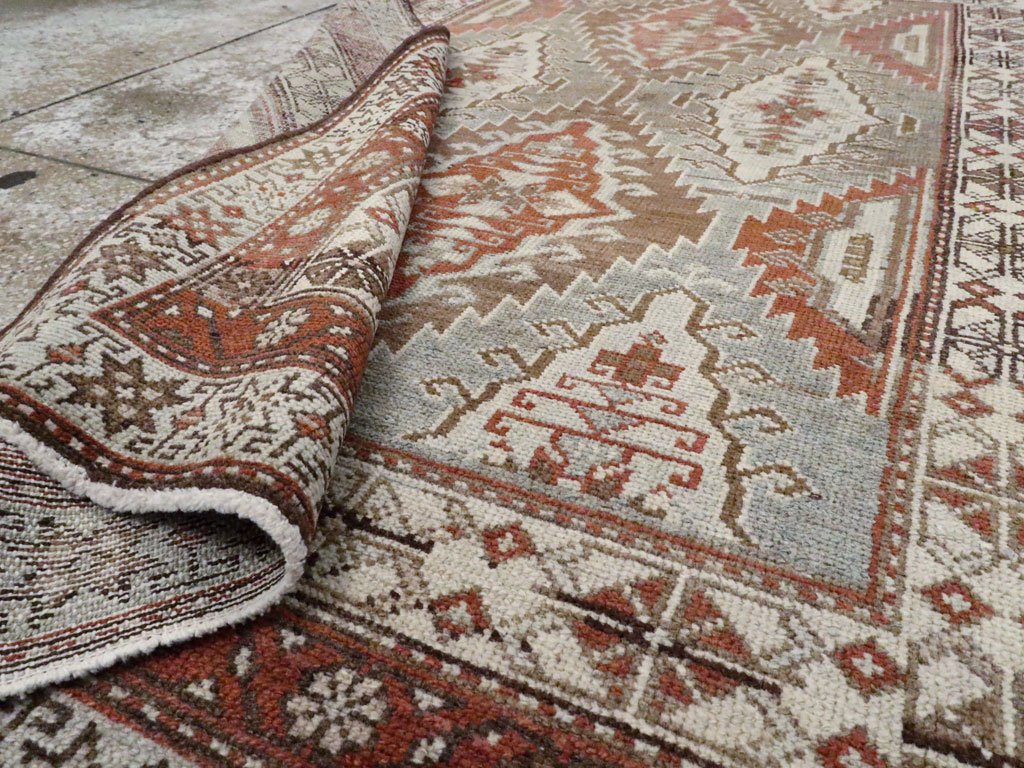 Vintage Persian Malayer Rug (Pair: 1 of 2), No.21114 - Staging