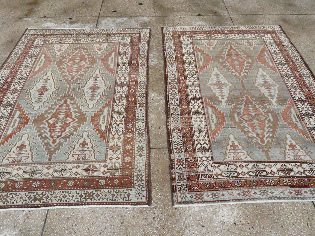 Vintage Persian Malayer Rug (Pair: 1 of 2), No.21114 - Staging