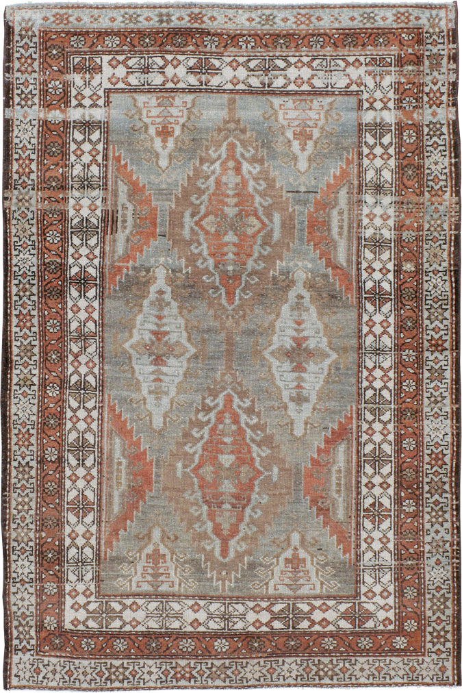 Vintage Persian Malayer Rug (Pair: 2 of 2), No.21115 - Staging