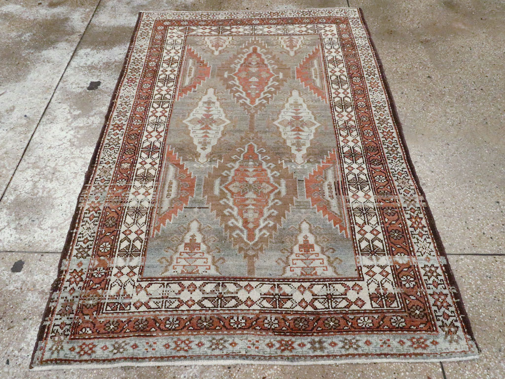 Vintage Persian Malayer Rug (Pair: 2 of 2), No.21115 - Staging