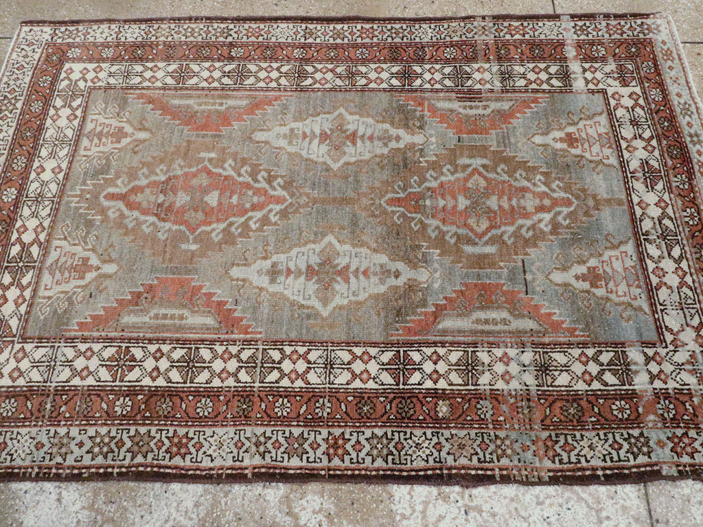 Vintage Persian Malayer Rug (Pair: 2 of 2), No.21115 - Staging
