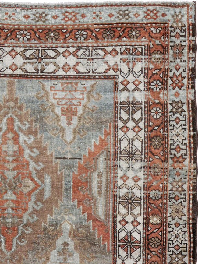 Vintage Persian Malayer Rug (Pair: 2 of 2), No.21115 - Staging
