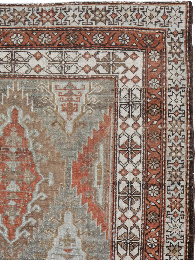 Vintage Persian Malayer Rug (Pair: 2 of 2), No.21115 - Staging