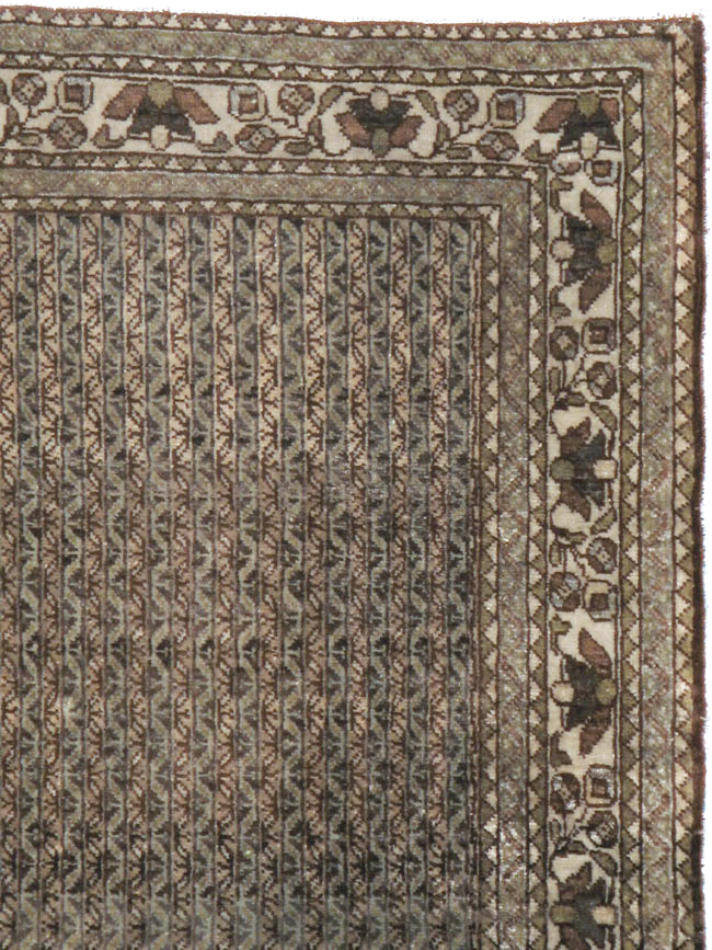 Vintage Persian Afshar Rug, No.21119 - Staging