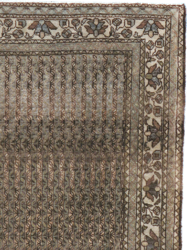 Vintage Persian Afshar Rug, No.21119 - Staging