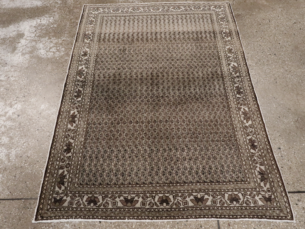 Vintage Persian Afshar Rug, No.21119 - Staging