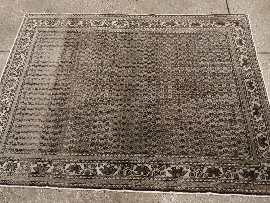 Vintage Persian Afshar Rug, No.21119 - Staging