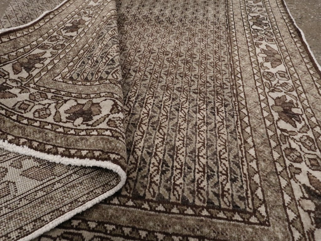 Vintage Persian Afshar Rug, No.21119 - Staging